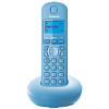 Panasonic KX-TGB210 RU-F, простой радиотелефон DECT (голубой) с русским меню