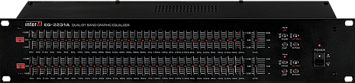 EQ-2231A двухканальный графический эквалайзер Inter-M, 31-полосный