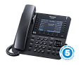 Panasonic KX-NT680RU-B IP-телефон (черный) большой цветной экран, 48 динамических кнопок