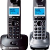 Panasonic KX-TG2512 RU-2, радиотелефон (темно-серый/серый) с двумя трубками и определителем номера