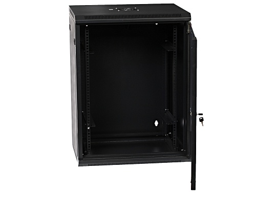 15U настенный шкаф 500x600 стекло черный (C156050BWTWOF)